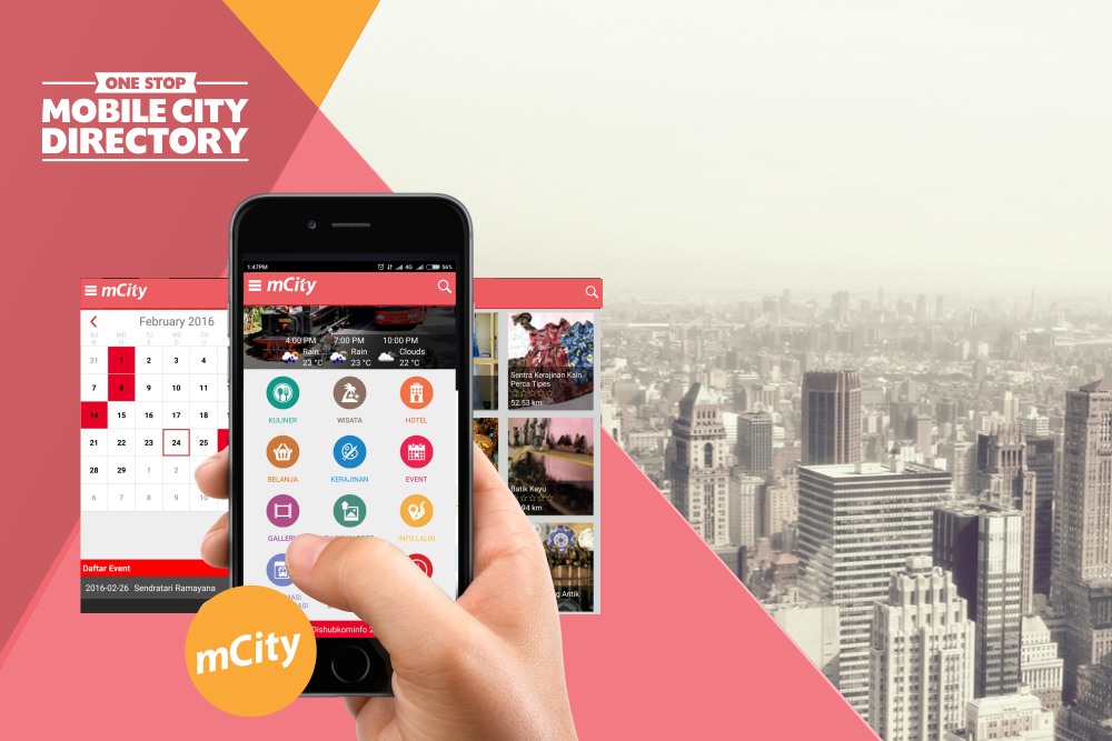 Contoh Aplikasi Smart City m-city